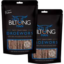 The Biltong Man | Tasty Traditional Dro?wors Sticks | High Protein Beef Snack | 1 Kg