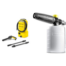 Bundle of K?rcher K 2 Classic Pressure Washer + K?rcher FJ6 Foam Nozzle - Pressure Washer Accessory,Multi,0.6L