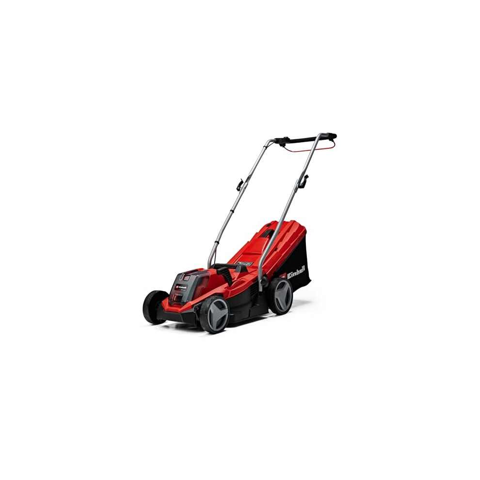 Einhell Power X-Change 18/33 Cordless Lawnmower - 18V, Brushless Motor, 33Cm Cutting Width, 30L Grass Box, 5 Cutting Heights - Ge-Cm 18/33 Li Solo Bat