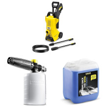 K?rcher K 3 Power Control high pressure washer & K?rcher FJ6 Foam Nozzle - Pressure Washer Accessory & K?rcher 5 L Canister Pressure Washer Detergent,