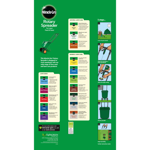 Miracle-Gro Miracle-Gro Rotary Lawn Seed Spreader 2
