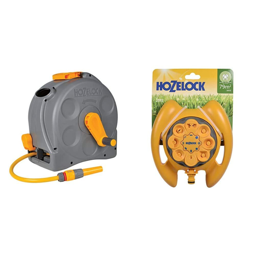 Hozelock Compact 2in1 Reel with 25m Hose & Multi Sprinkler 79m?