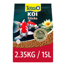 Tetra Koi Pond Fish Food Sticks 2.35kg - Complete, Biologically Balanced Nutrition for Koi (TE170223)
