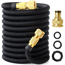 Expandable Garden Hose,Water Hosepipe Retractable Flexible Never Kink Hose Pipe for Pet & Car Washing, Cleaning, Watering Lawn and Garden(Reaching 150