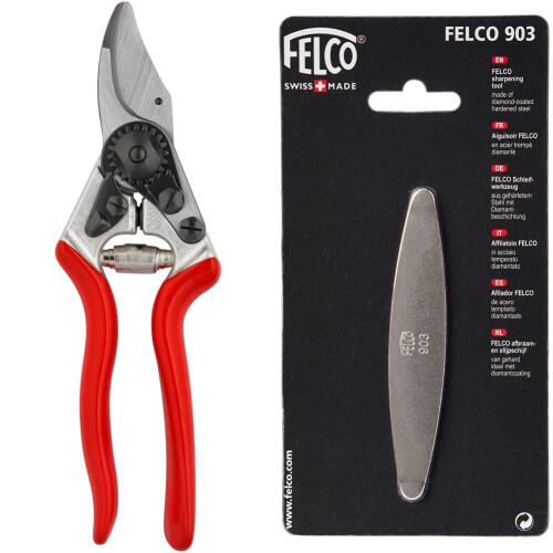 Felco FELCO Model 6 Secateurs (Medium) & Model 903 Sharpener (Diamond Steel)