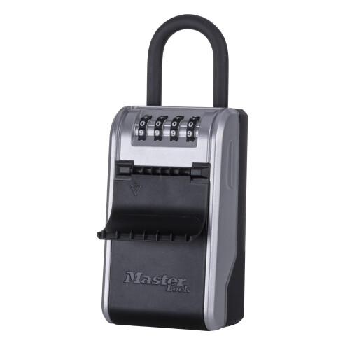 Master Lock Master Lock 5480EURD Key Safe with New Innovative Design, Shackle, Large Capacity, High Security, Grey, Extra Large