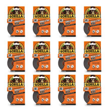 Gorilla 3044401 Tape Handy Roll Black 9m, (Pack of 12)
