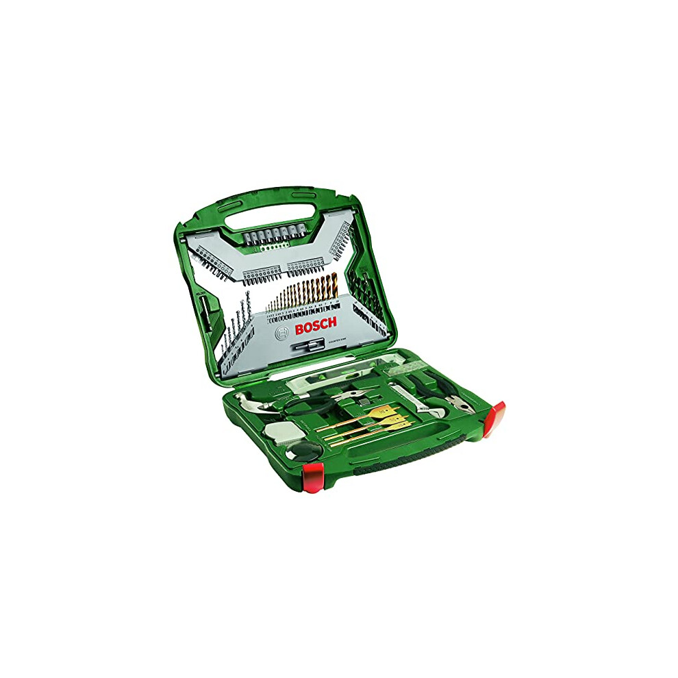 Bosch Accessories 103-Pieces X-Line Titanium Drill and Screwdriver Bit Set (for Wood, Masonry and Metal, Accessories Drills)