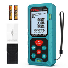 Laser Distance Measure 100m/328ft with 2 Bubble Levels,M/In/Ft Unit switching Backlit LCD,99 Sets Data Storage and Pythagorean Mode, Measure Distance,