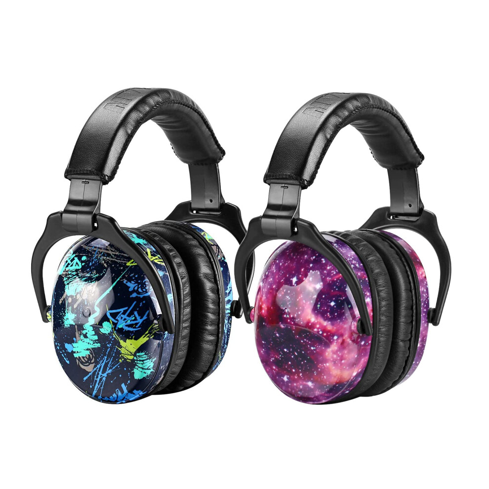 030 Kids Ear Defenders 2 Pack,Hearing Protection For Children Have Sensory Issues, Noise Reduction Safety Earmuffs For Toddler With Autism, Idea Unisex Kids Zohan