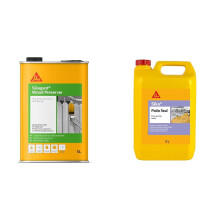 Sika Sikagard Wood Preserver | Penetrates and preserves for Long-Lasting Protection - 5 Litre & Patio Seal Paving | Water Base Sealer and Appearance E