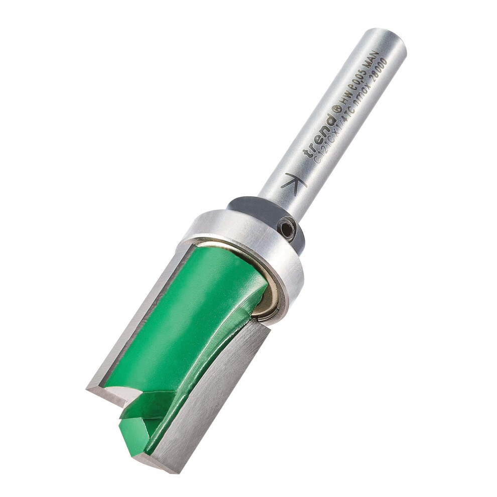 Trend Craftpro Guided Profiler Router Cutter Bit, 1/4 Inch Shank, 15.9Mm Cut Diameter & 25Mm Cut Length, Tungsten Carbide Tipped, C121cx1/4Tc