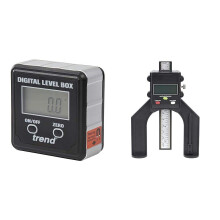 Trend DLB Digital Level Box, Black & GAUGE/D60 Digital Depth Gauge, 60mm Jaw