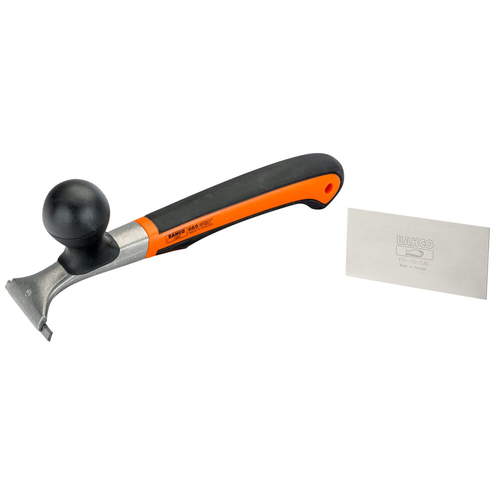Bahco 665 Carbide Edged H/Duty Paint Scraper & 474 Cabinet Scraper 6 X 2.1/2in-21g