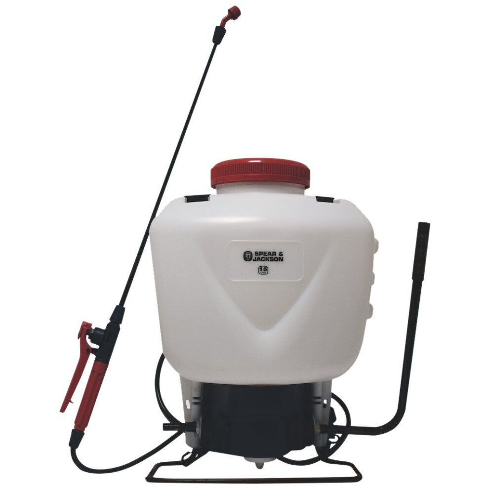 Spear & Jackson 15LPAPS 15 Litre Backpack Style Pressure Sprayer