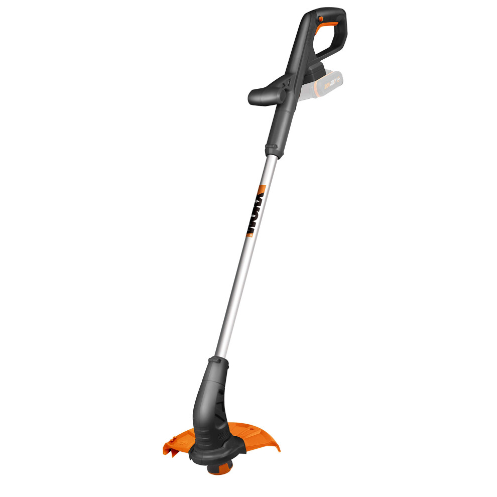 WORX WG157E.9 Lightweight Cordless Grass Trimmer - 20V Tool Only with AutoFeed and Easy Grip Handle, 2-in-1 Edge Trimmer, Part of WORX PowerShare Batt