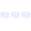 Really Useful Really Useful Box Nestable Plastic Storage 83 Litre Clear (Pack of 3) 3