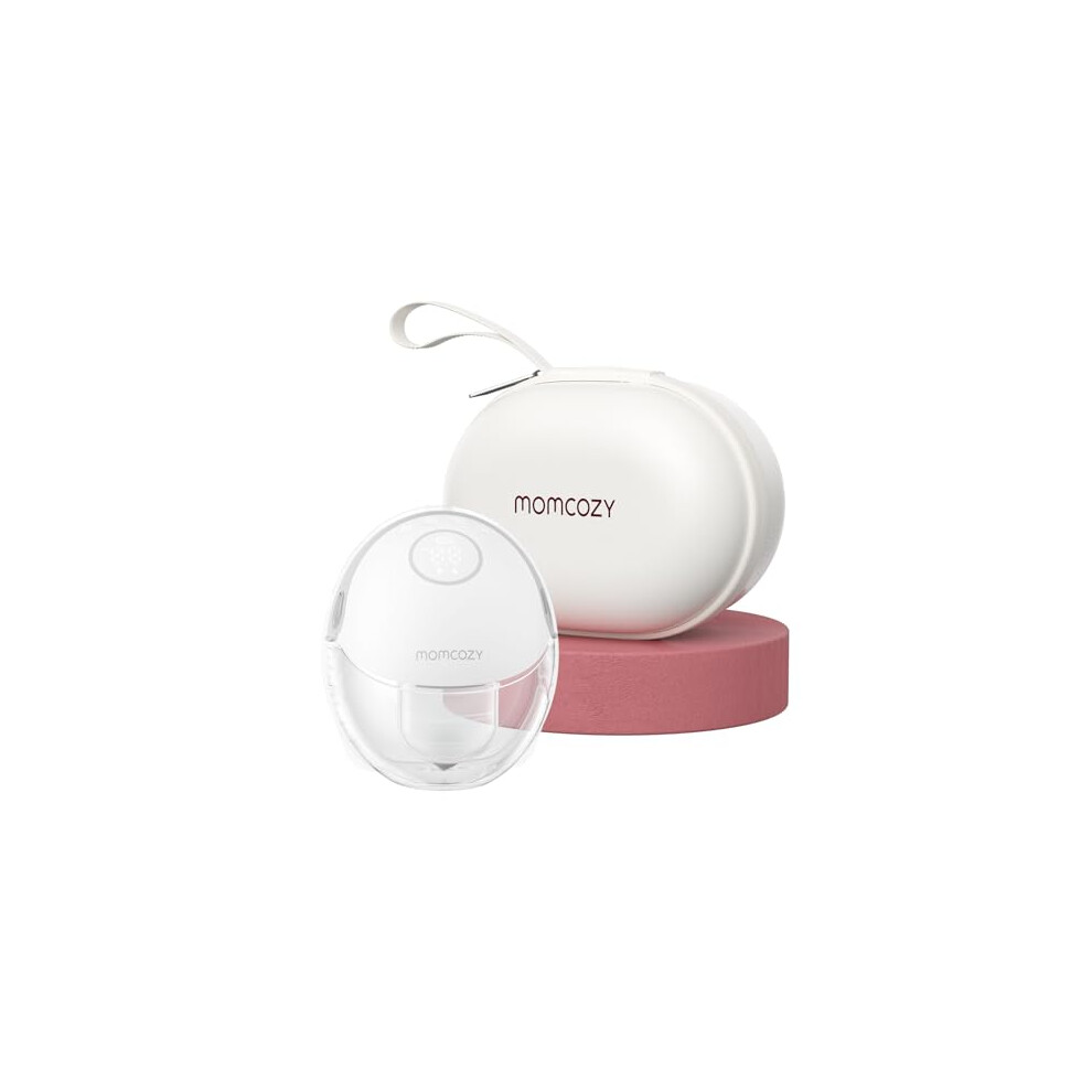 Momcozy Breast Pump Hands Free Mobile Style | M6, Wearable Breastfeeding Pump Ideal Rhythm For More Milk, Doublefit Flange More Fit & Discreet With 3