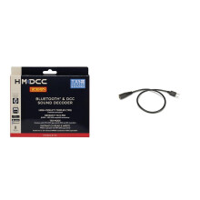 Hornby R7336 HM7000-8TXS: Bluetooth? & DCC Sound Decoder (8-pin) & R7324 HM7020: 15V Power Supply Adapter - Hornby Accessories for 00 Gauge Track & Tr