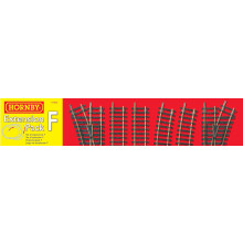 Hornby R8226 OO Gauge Track Extension Pack F - Extra Track Pieces for Model Railway Sets, Model Train Track Pieces, Includes - Straights, Curves, LH P
