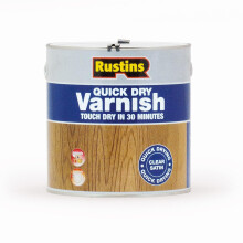 Rustins Quick Dry Varnish Clear Satin 2.5l