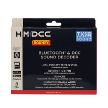 Hornby R7336 HM7000-8TXS: Bluetooth? & DCC Sound Decoder (8-pin) - Hornby Accessories for 00 Gauge Track & Train Sets - Compatible with Select Hornby