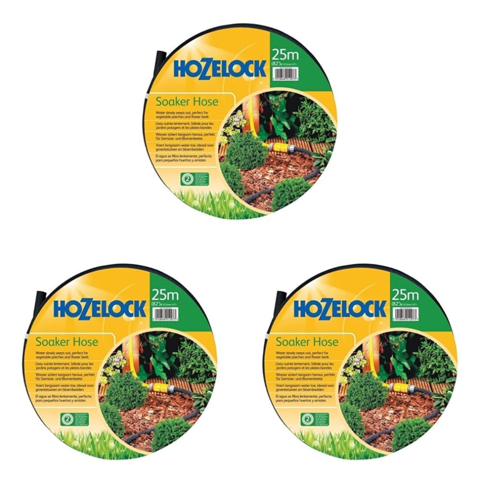 HOZELOCK - Porous Hose 25 m : Microporous Hose for Economical Watering, Without Wasting Water. Ideal for Flowerbeds, Vegetable Gardens and Greenhouses