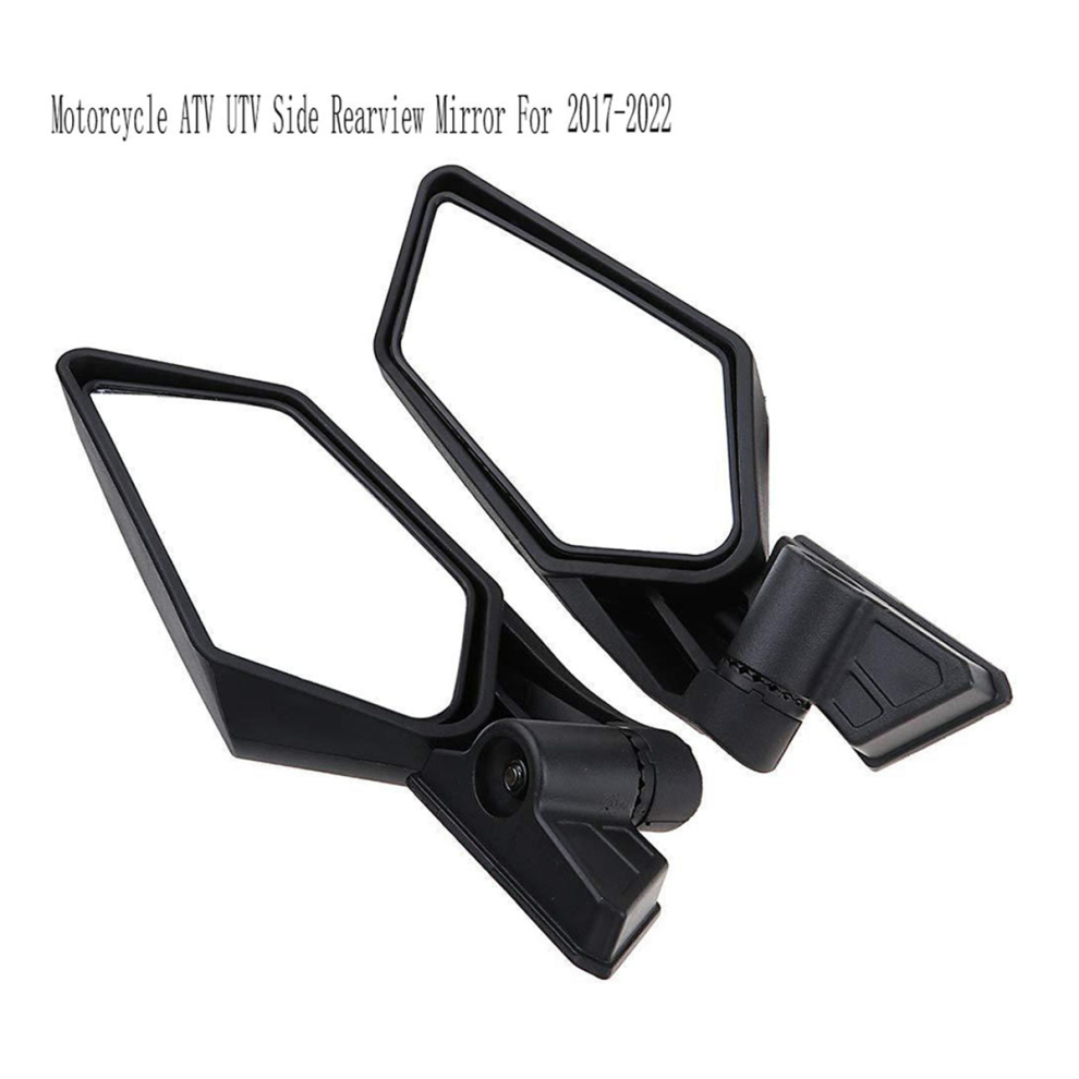 1Pair Motorcycle Atv Utv Side View Mirrors Rearview Mirror For Can Am 4851369291785