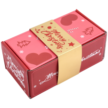 Boîte Surprise D'Argent Noël Enveloppe Rebondissante Pliable Unique Explosion Rouge