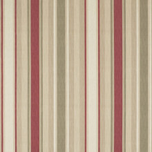 Laura Ashley Awning Stripe Raspberry Lichen Fabric Sold By The Metre
