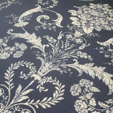 Laura Ashley Josette Midnight Fabric Sold By The Metre