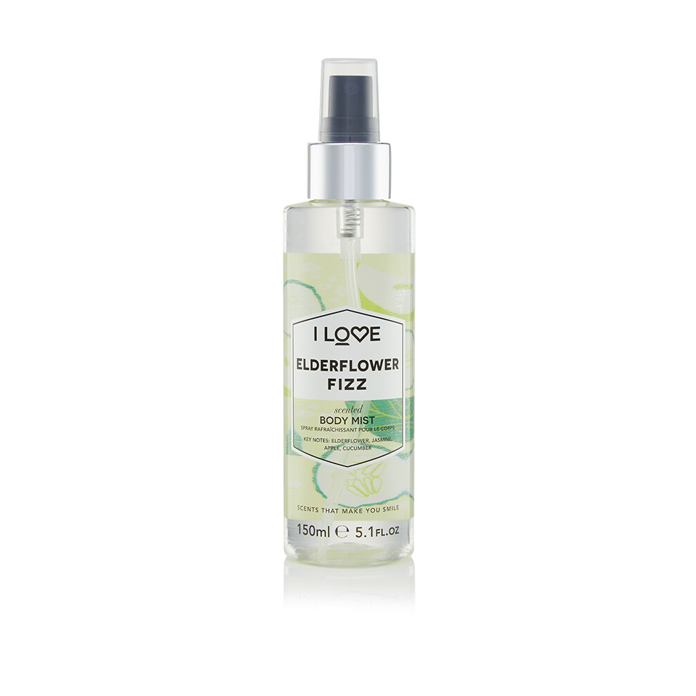 I Love Elderflower Fizz Scented Body Mist - 150ml