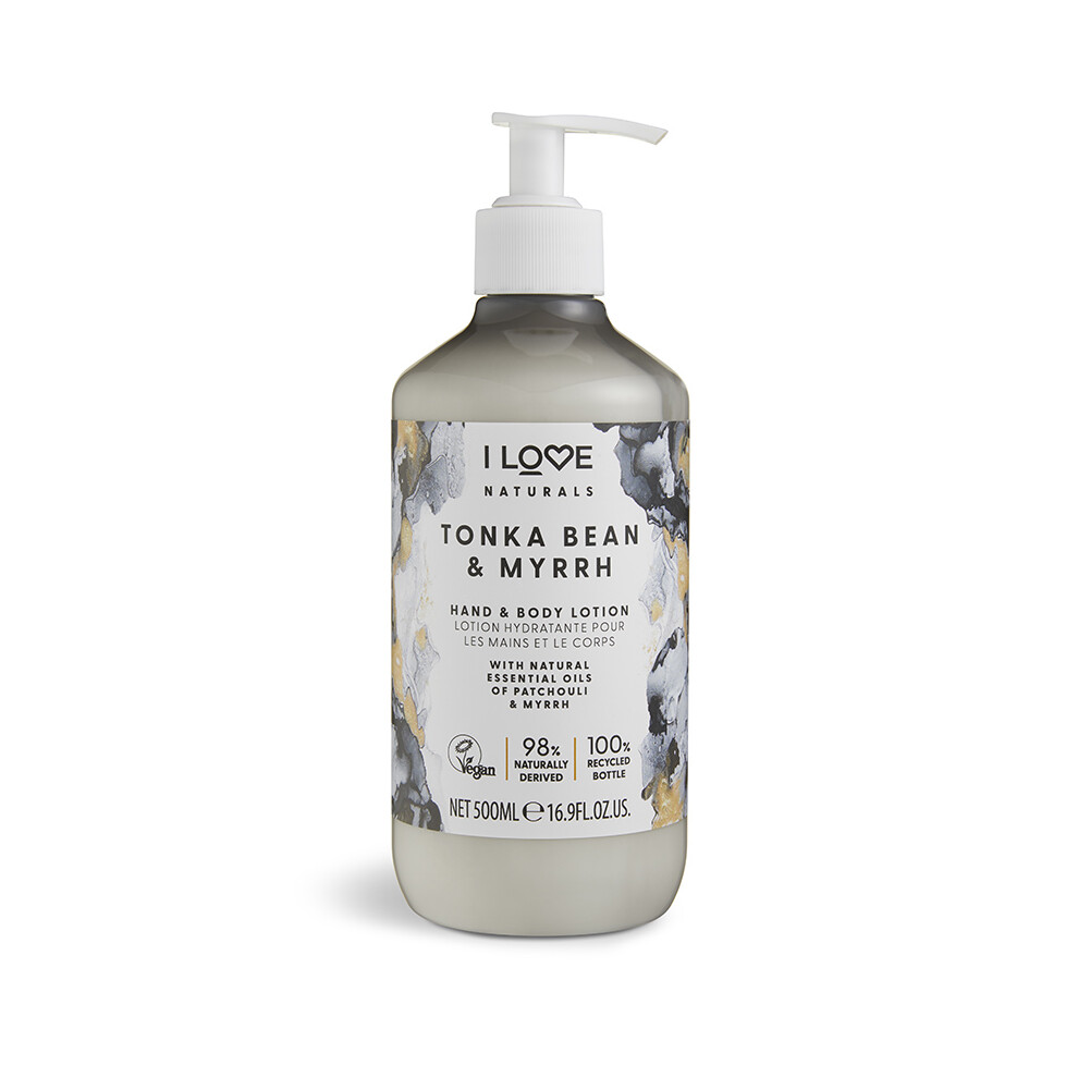 I Love Naturals Tonka Bean & Myrrh Hand & Body Lotion - 500ml