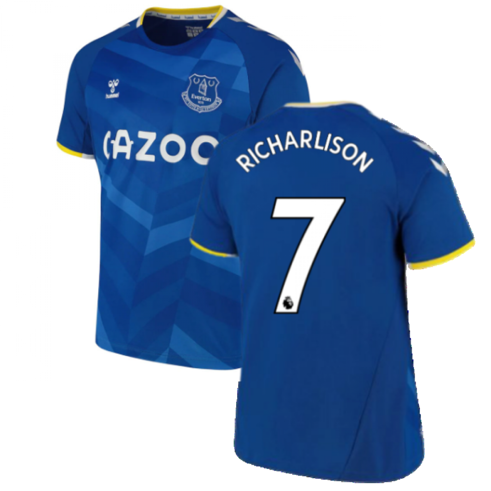 (S) 2021-2022 Everton Home Shirt (RICHARLISON 7)