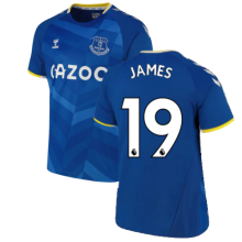(3XL) 2021-2022 Everton Home Shirt (JAMES 19)