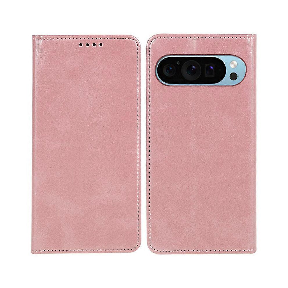 Photos - Case For Google Pixel 9 Pro  Calf Texture PU Leather Magnetic Flip Folio Phone Cover