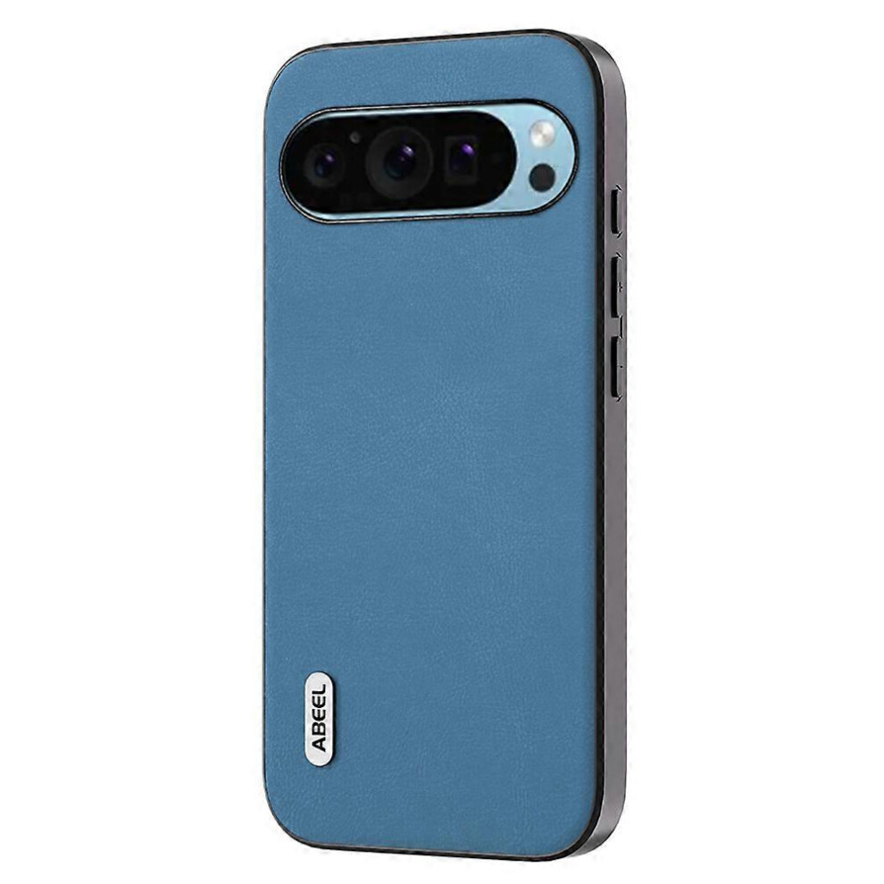Photos - Case For Google Pixel 9 Phone Textured Leather Coated PC+TPU Back Cover