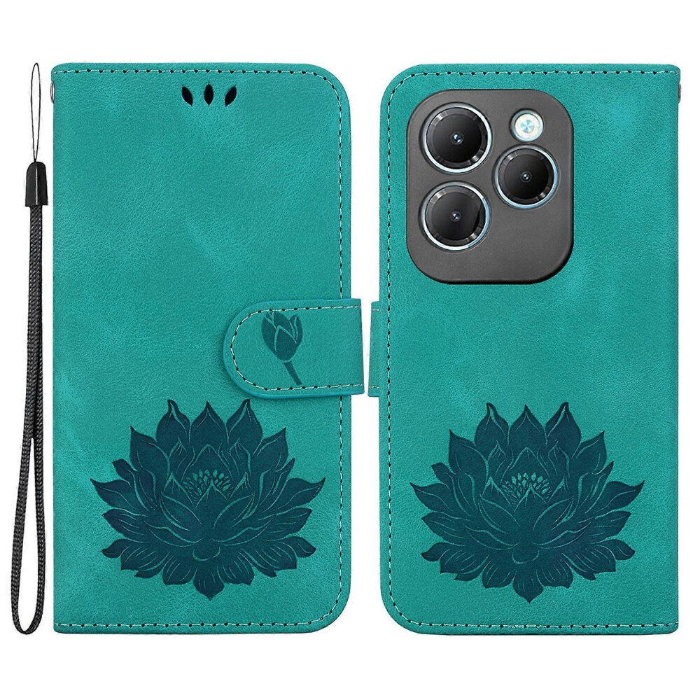 For Infinix Hot 40/ Hot 40 Pro Wallet Case Phone Leather Cover Lotus Pattern 4006042548100