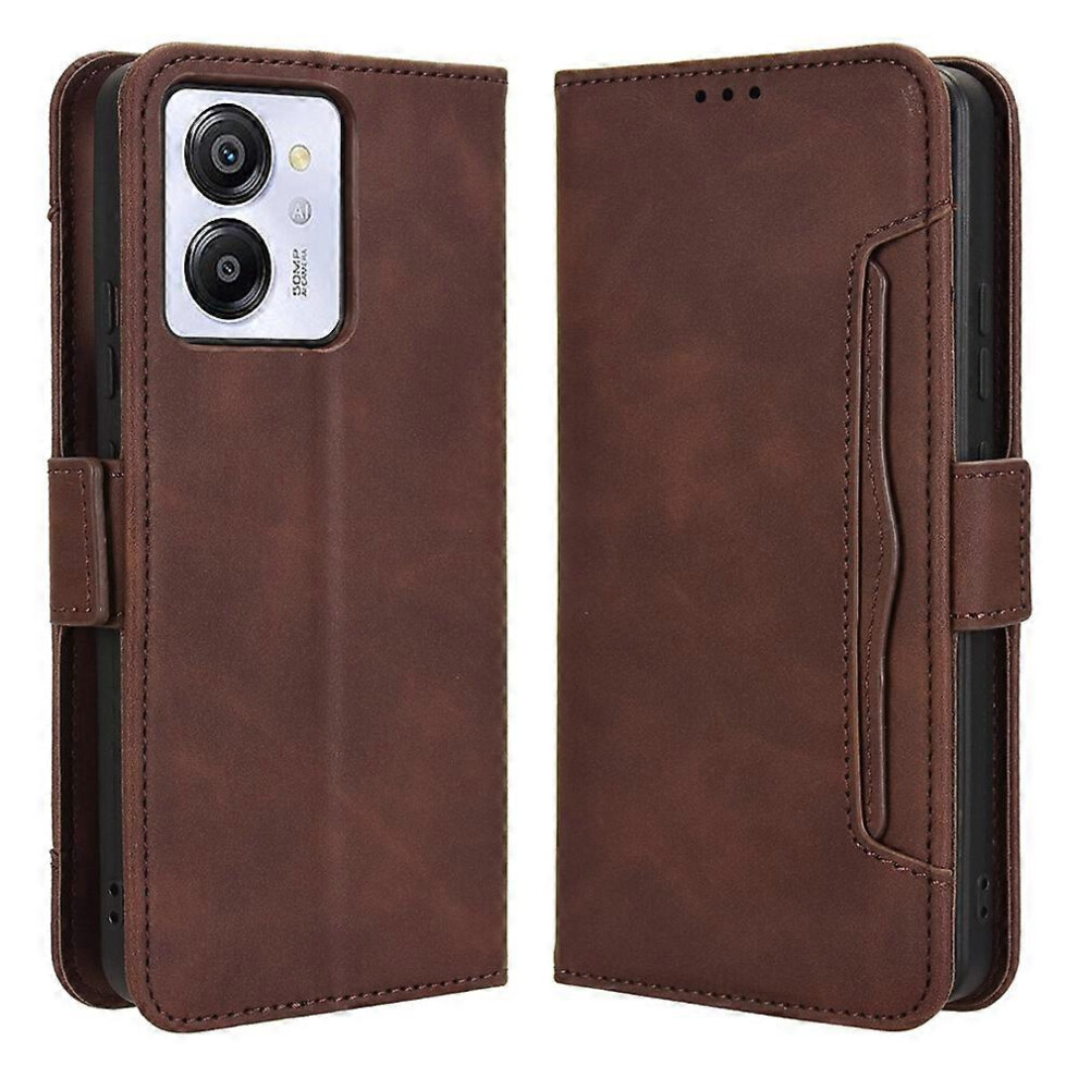 For Blackview Color 8/ Oscal Modern 8 Case Leather Phone Cover Multiple Card Slots Folio Purse 4006042548582