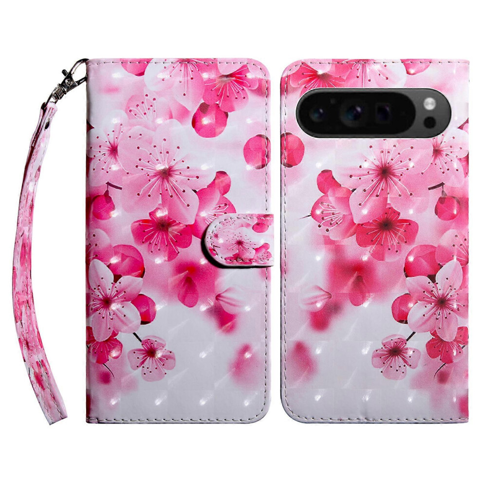 Photos - Case For Google Pixel 9  Pattern Printing Phone Leather Cover with Wallet Card Slots