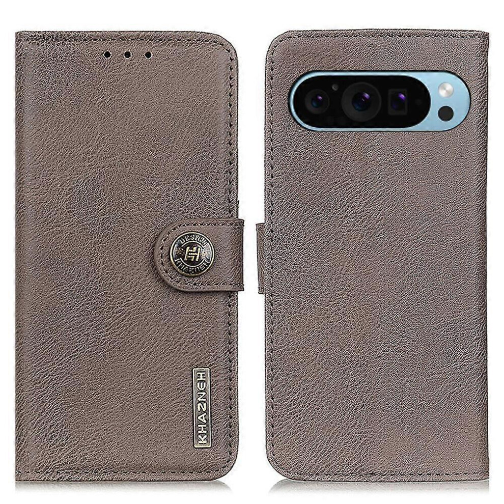 For Google Pixel 9 Case Cowhide Texture Wallet Pu Leather Flip Phone Cover 4006042551384