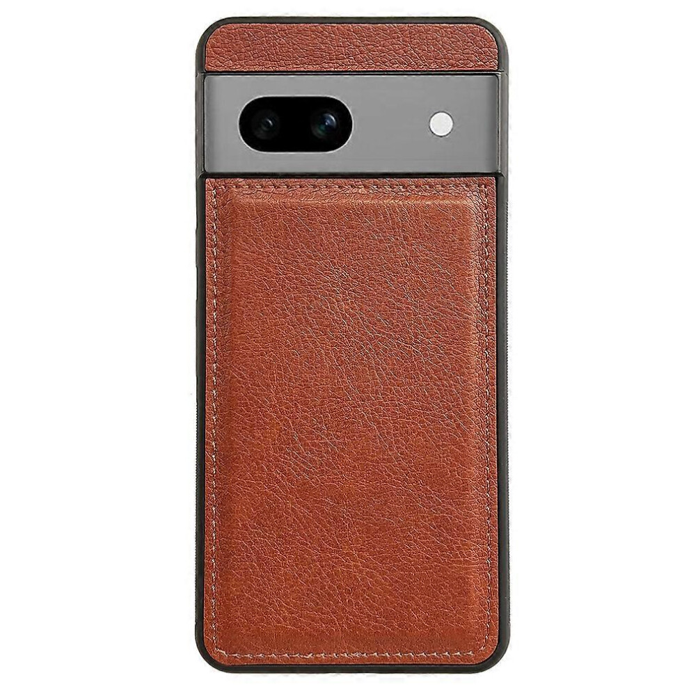 For Google Pixel 7A Case Calf Texture Anti-Drop Leather Coated Tpu Phone Cover 4006042553357