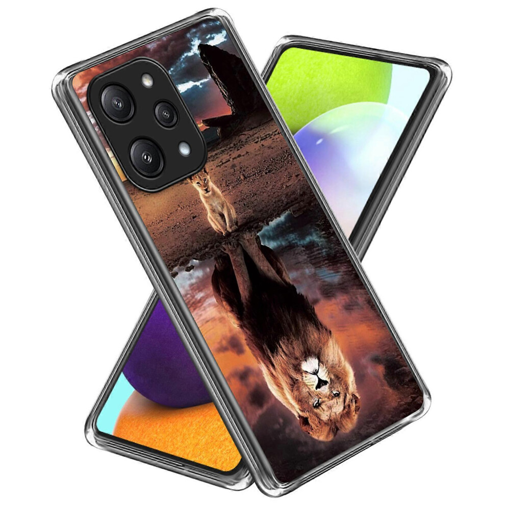 Photos - Case For Xiaomi Redmi 12 5G / Poco M6 Pro 5G TPU Phone  Pattern Printing Back Cover(Global)