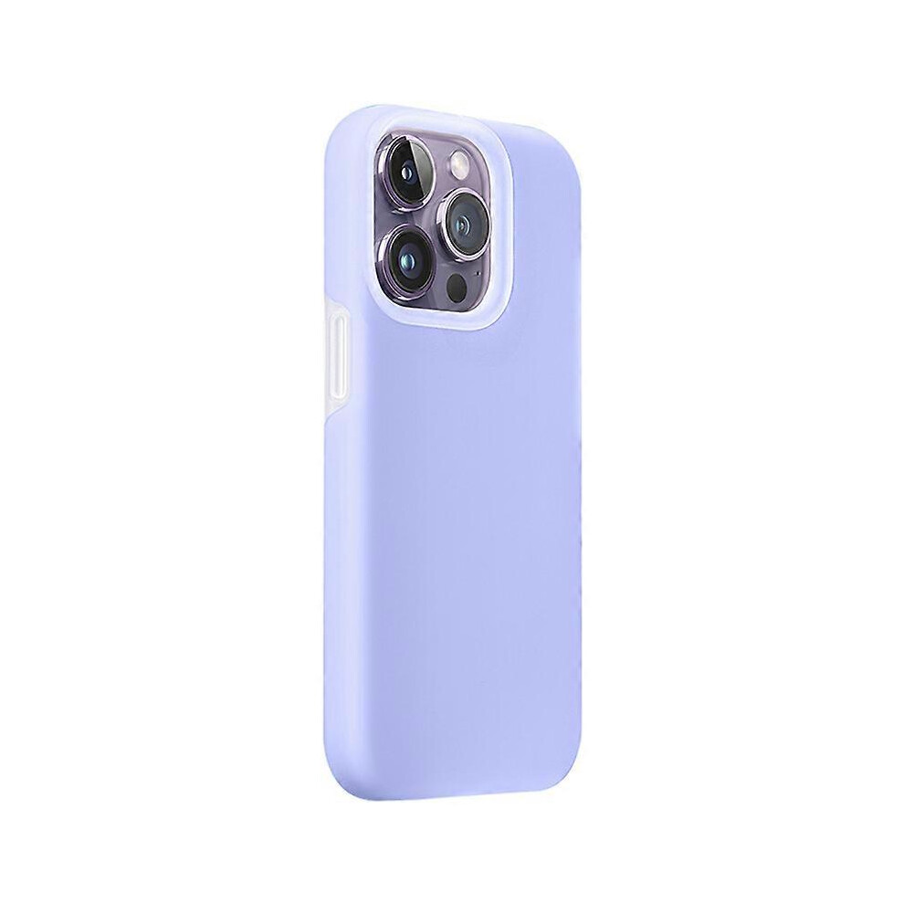 For Iphone 15 Pro Max Microfiber Lining Phone Case Anti-Drop Liquid Silicone+Pc Back Cover 6499630156036