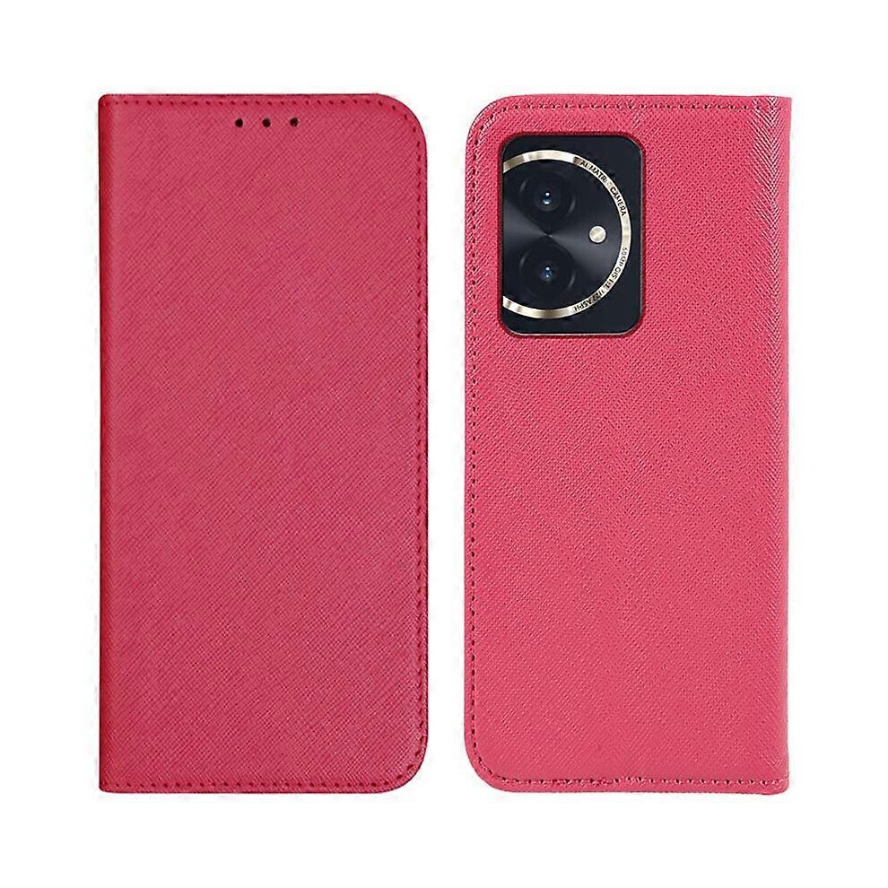 Photos - Case For Honor 100 5G Magnetic Phone  Leather Cross Texture Stand Cover