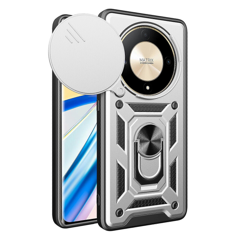 For Honor X9b 5G/ Magic6 Lite 5G Cell Phone Cases Tpu+Pc Slide Lens Protection Cover 6499630172494