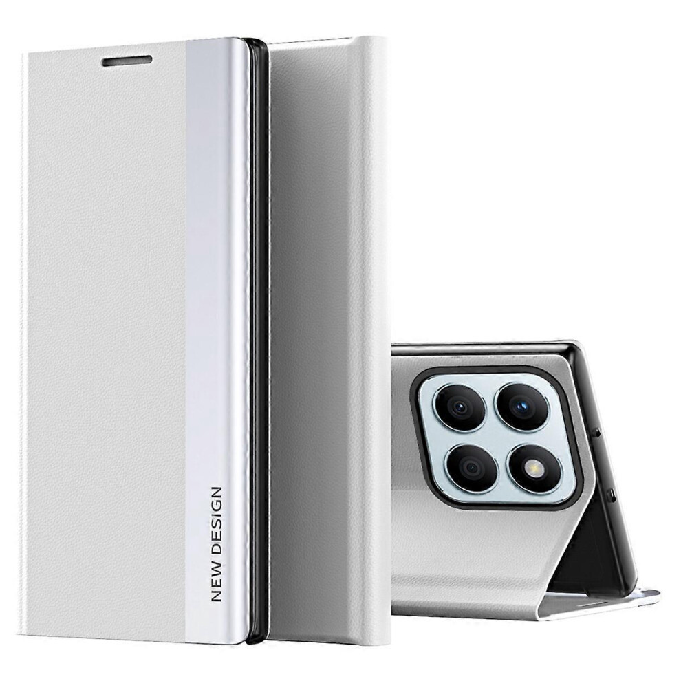 For Honor X8b 4G Case Pu Leather Electroplating Flip Stand Protective Cover 6186831306079