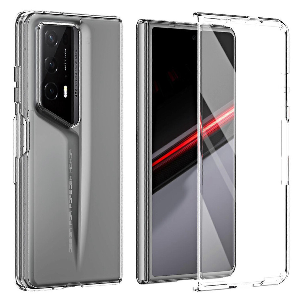 For Honor Magic V2 Rsr Porsche Design Hard Pc Case Shockproof Phone Cover With Tempered Glass Film 6186831304204
