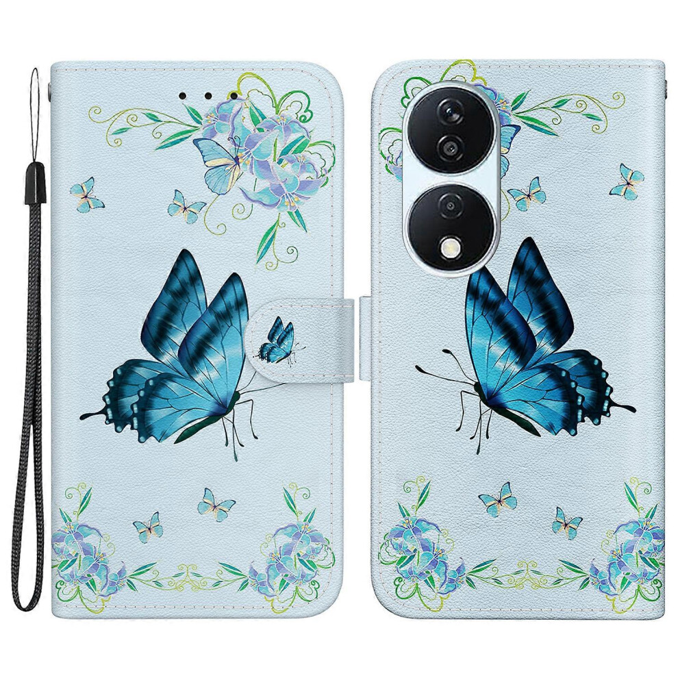 Photos - Case For Honor X7b 4G/ Play 50 Plus 5G Phone with Strap PU Leather Cover