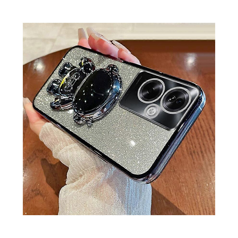 For Oppo A2 5G/ A79 5G Pc+Tpu Glitter Astronaut Kickstand Cover Phone Case 6186831311868